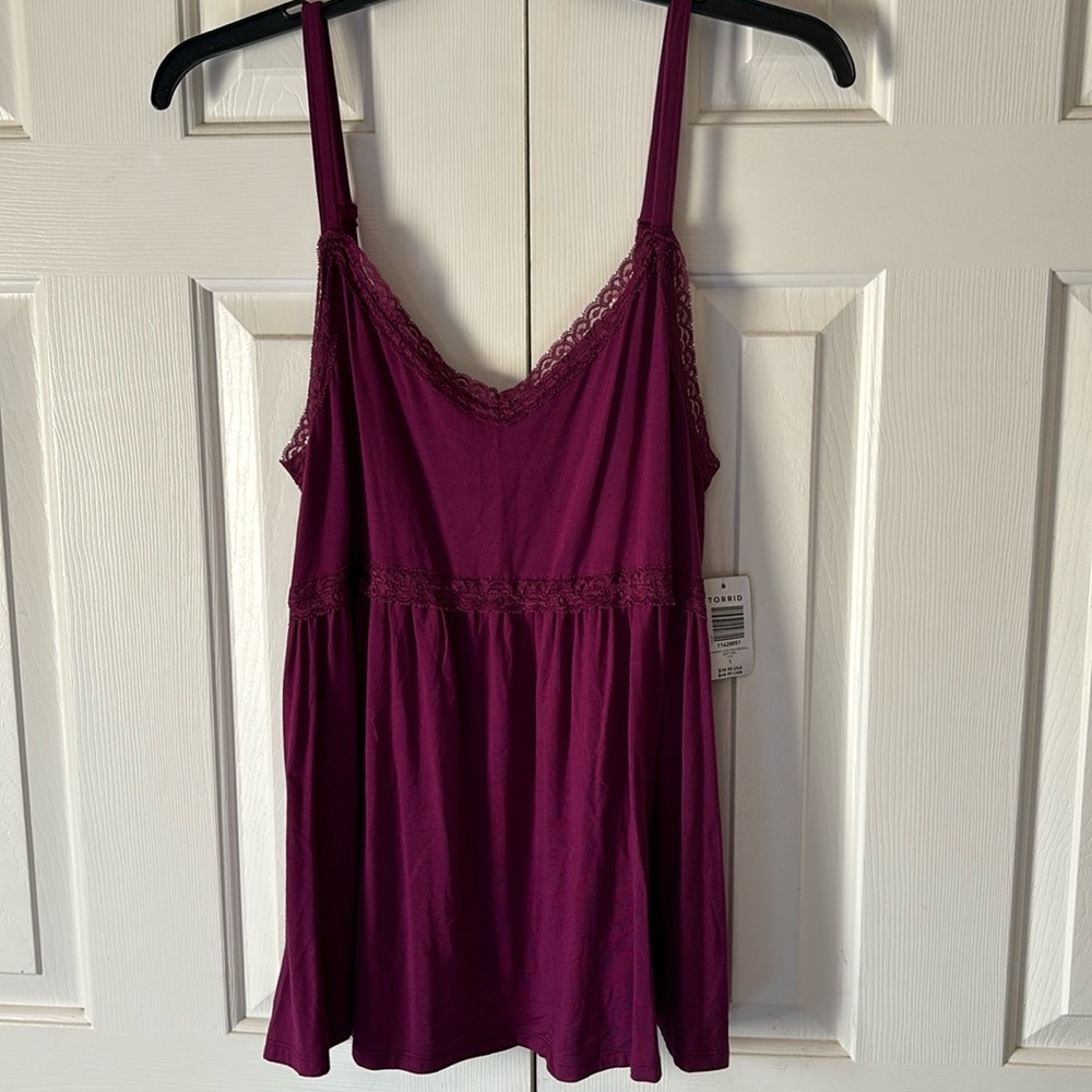 NWT Torrid Babydoll Tank
